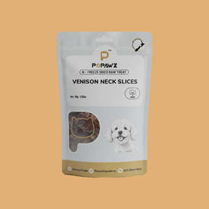 Popawz Venison Neck Slices 80g