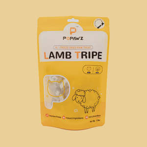 For Dogs: Popawz Lamb Tripe 50g