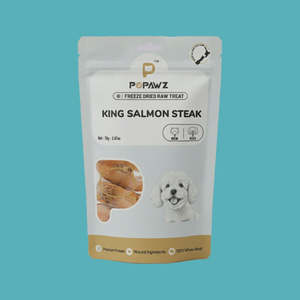For Dogs: Popawz King Salmon Steak 80g