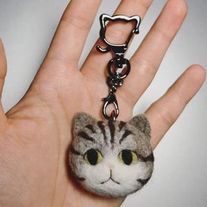 Handcrafted Felted Wool Keyring - Customise with Photos