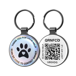 Pet QR Code Tag – Lost Prevention ID Tag Pet Pop