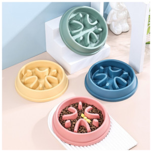 Slow Feeder Dog Bowl – Anti Choking Interactive Food Bowl Pet Pop