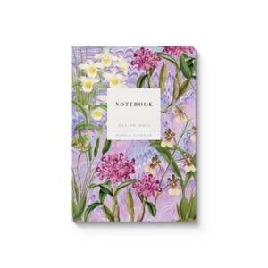 Stationery: Kaleido A5 Notebook - Marble Orchids