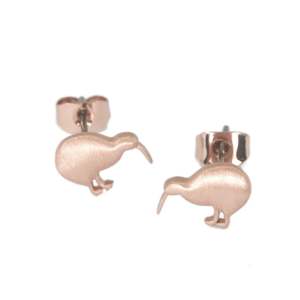 Gifts: Kiwi Studs - Rose Gold