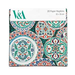 Iznik Plates Paper Napkin Pkt 20