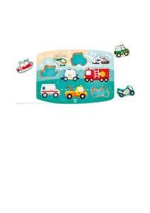 Childrens Toys: Hape Emergency Peg Puzzle