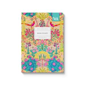 Diaries: 2026 Diary Neon Floral Ornate V&A