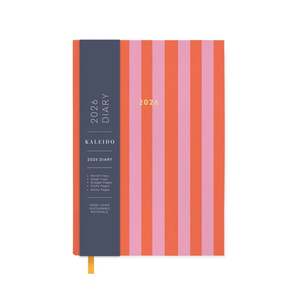 2026 Diary Kaleido A5 Candy Stripe