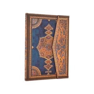 2026 Diary - Week At A Time Midi - Safavid Indigo