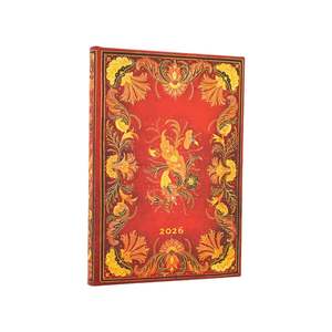 2026 Diary - Midi Week At A Time - Flammetta