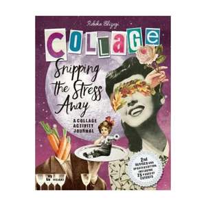 End Of Winter Sale: Collage, Snipping the Stress Away Journal