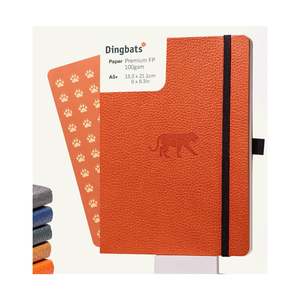 Stationery: Dingbats Wildlife Orange Tiger A5  Soft Cover lined