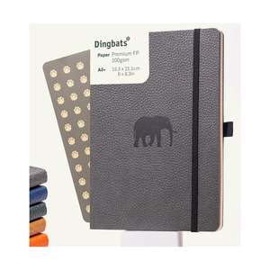 Stationery: Dingbats Wildlife Grey Elephant A5 Softcover Lined