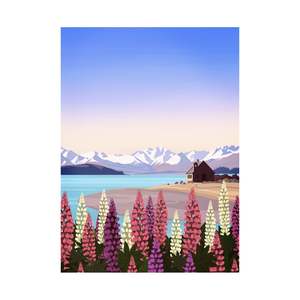 Tekapo A3 Poster