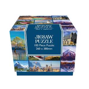 Puzzles: New Zealand Montage Cube 100 pc Jigsaw