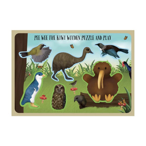 Pee Wee the Kiwi’s Wooden Puzzle and Play