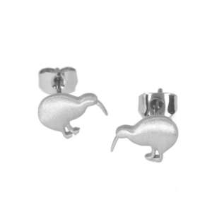 Kiwi Studs - Silver