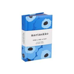 Marimekko One Line A Day Journal - Blue