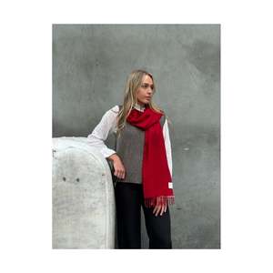 Merino Scarf 25 cm - Scarlet