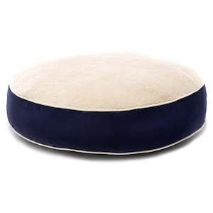 Dog Beds: Dog Gone Round Dog Bed with Wool Sherpa