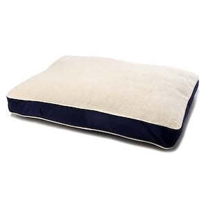 Dog Beds: Dog Bed - DogGone Smart Navy with Sherpa