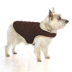Jackets And Jumpers: Brown Dog Jacket - Quilted (Water and Stain resistant)