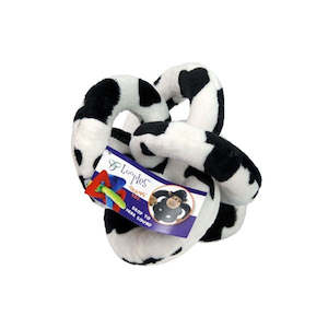 Dog Toys: Mini Moo Loopie Dog Toy.
