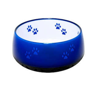 Dog Bowl Non-skid Resin in Blue