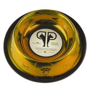 Beautiful Platinum Dog Bowls- USA