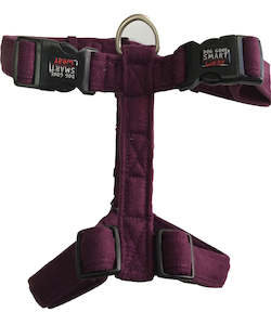 Dog Harness - Dog Gone NanoSuede Harness in Plum