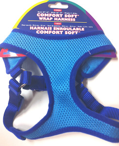 Coastal Dog Harness - Comfort Soft Mesh Blue Lagoon