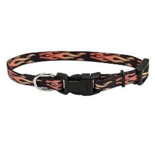 Petite Dogs Collar And Lead Range: Li'l Pals Flame Dog Collars