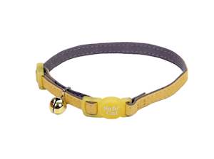 Cats: Too! Yellow Suede Tone Tone Cat Collar
