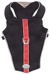 Dog Harnesses: Dog Reflective Harness Vest  Black /Red