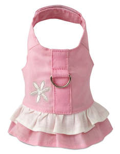 Inventory Out Of Stock: Pretty Pink Dog Harness Dress