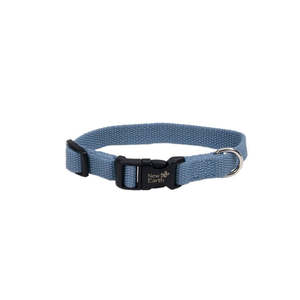 Coastal New Earth® Soy Dog Collar Slate Blue