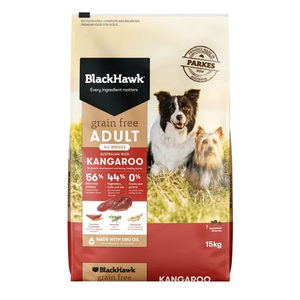 BlackHawk Kangaroo Grain Free Adult Dog Dry Food 15KG - Pet Shore