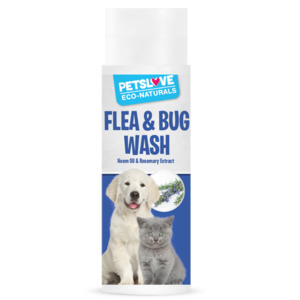 Natural Flea and Bug Wash with Neem oil and Rosemary