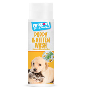 Natural Puppy & Kitten Wash with Chamomile and Aloe Vera