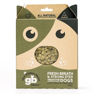 Train: The Golden Bone Bakery Fresh Breath and Strong Eyes- Dog Training treats- 280gm