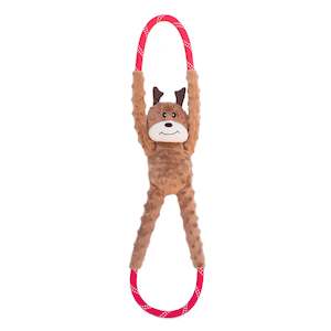 Play: Zippy Paws - Christmas Holiday RopeTugz - Reindeer