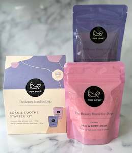 Skin Care: Fur Love Soak and Soothe Kit