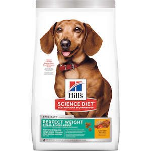Dry Dog Food: Hill's Science Diet Adult Perfect Weight Small & Mini Dry Dog Food 1.81kg
