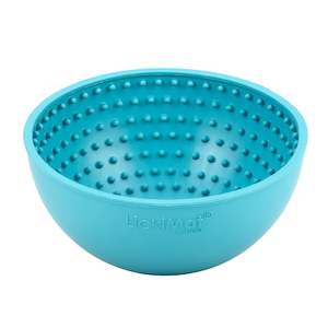LickiMat Wobble Slow Feeder Boredom Buster Dog Food Bowl -  Blue
