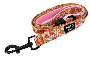 Leads: Flowers in the field: Dog Leash- 1.5cm