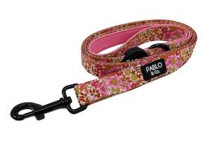 Pink Posies: Dog Leash - 1.5cm