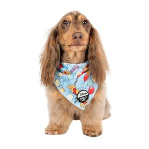 Pooh's Balloons: Dog Bandana- SMALL