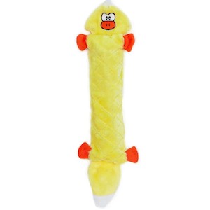 Plush Toys: Zippy Paws Jigglerz Dog Toy - Duck
