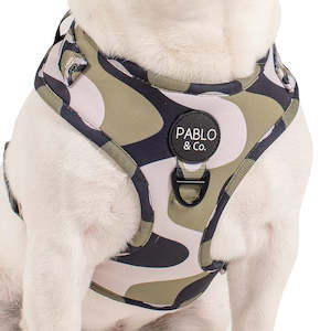 Black Friday Sale: Navy Wavy: Adjustable Harness- XS