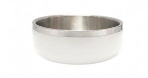 3Bears AntiSkid Dbl Wall Bowl 1175ml 18cm White